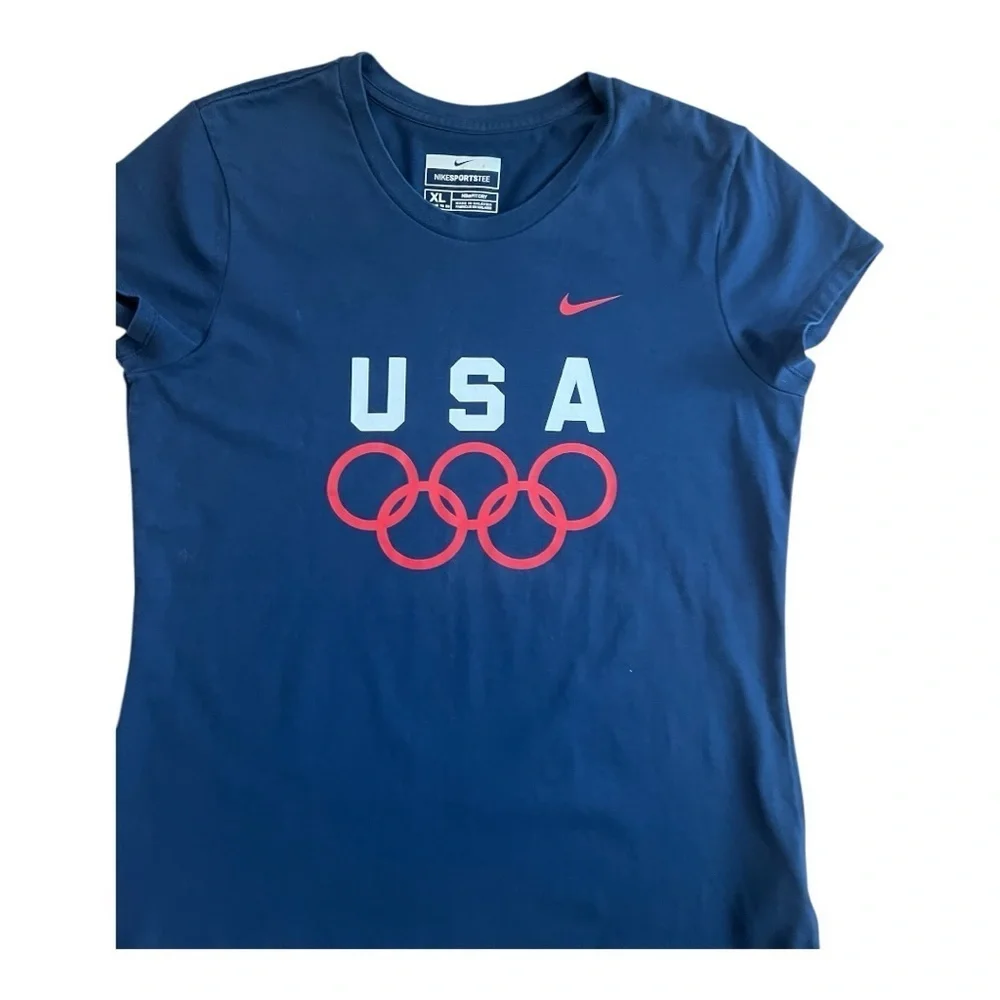 USA Olympic Beijing Nike Sports T Shirt Size XL Women